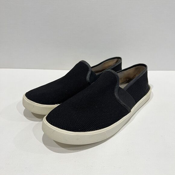 Vince Sneakers Black White Women's Size 9.5 US/39.5 EUR Preston 3 Slip-On Mesh - Picture 1 of 13